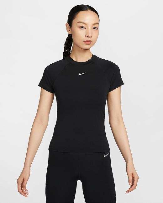 Nike Pro Dri-FIT 女子速干紧身短袖训练上衣FV7843-010 商品图0