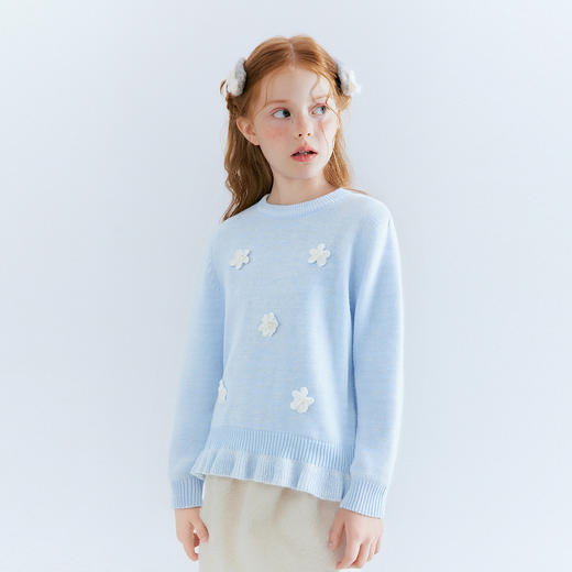 笛莎Deesha 童装女童毛衣2025冬新款女童甜美毛衣 商品图1