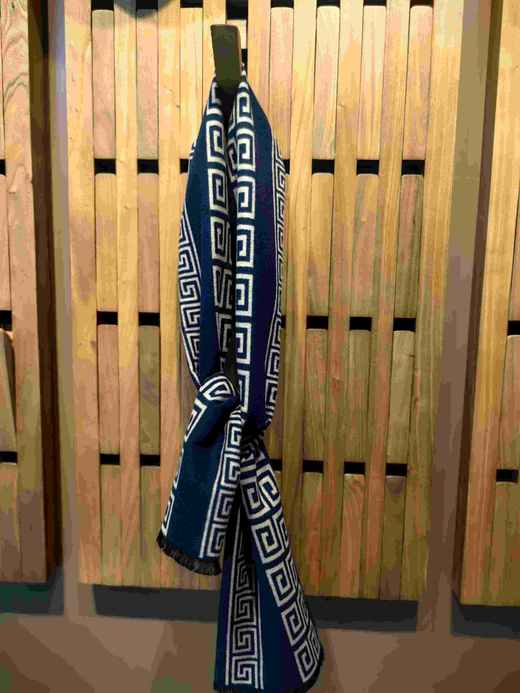 优品堂『简约达人2』真丝+拉绒双面长巾 商品图1