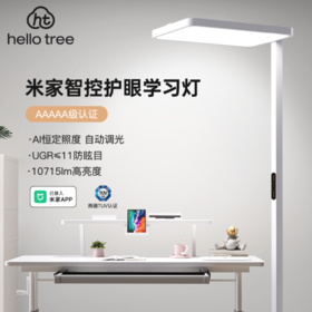 【Hello Tree 护眼大/小路灯】AI恒定照度，自动调光！多重防眩晕结构，光线均匀，柔光不刺眼！肤感触屏控制，操作简单便捷可视化！