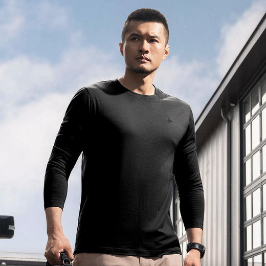 【龙牙上新】二代龙牙秘之风羽PRO美丽诺羊毛长袖T恤 商品图4