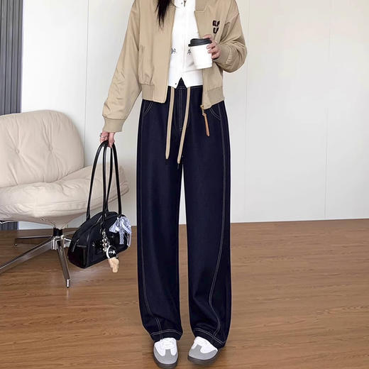 裁缝学苑AS561设计感牛仔弯刀裤纸样休闲香蕉阔腿裤子打版 商品图1