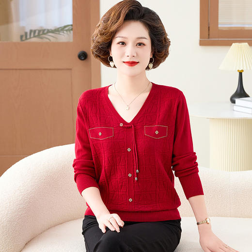 W377-3011-55-108妈妈装秋 商品图3