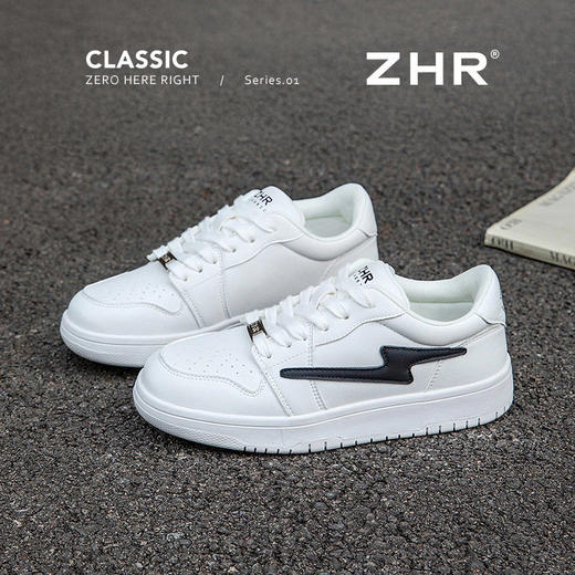 ZHR则则情侣透气板鞋小白鞋爆款网红轻便舒适校园风休闲鞋运动鞋 商品图3