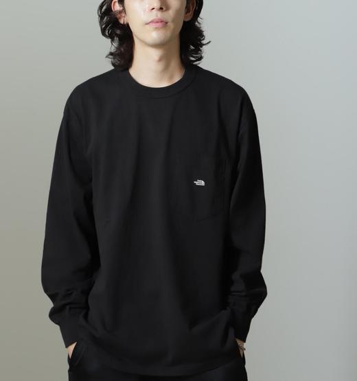 T2F 25AW重磅棉 经典紫标口袋休闲长袖T恤 CX208 商品图1