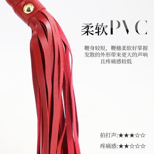 【SM-ebde】流苏黑色皮鞭 赠品流苏皮鞭 商品图3