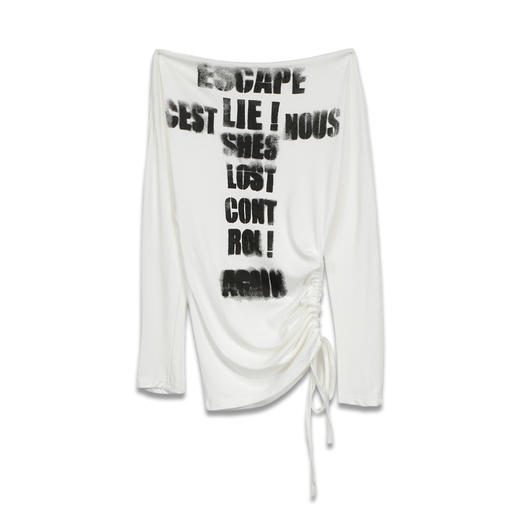 荒诞字母印花T恤纪念日百货门店同款164695603 商品图4