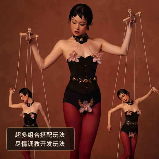 【UPKO】Nip*le&LabiaChokerCl*p项圈乳夹Yin唇分穴器调情道具 商品图1