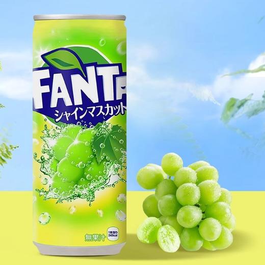 可口可乐芬达 玫瑰香葡萄味碳酸饮料 500ml/瓶 商品图1