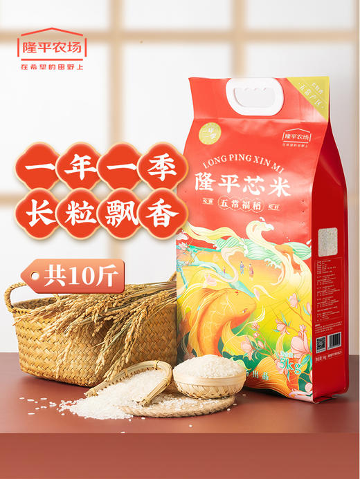 【买一送一 共发两袋】袁谷农场五常福稻5kg 商品图1