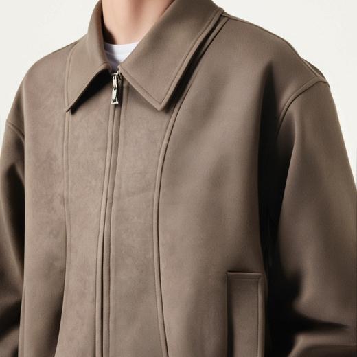 gxg.jeans男装  多色仿麂皮时尚宽松美式翻领夹克外套男 25春热卖 商品图4