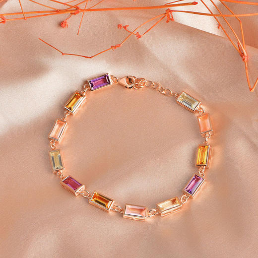 【JOLEE手链】 S925银 天然水晶 宝石 轻奢饰品 七夕送女生礼物 商品图4