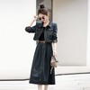 尚套装休闲复古牛仔外套+半身裙显瘦两件套LNS9656 商品缩略图3