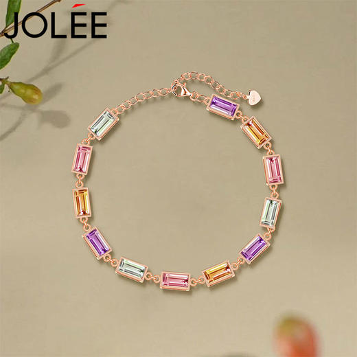 【JOLEE手链】 S925银 天然水晶 宝石 轻奢饰品 七夕送女生礼物 商品图3