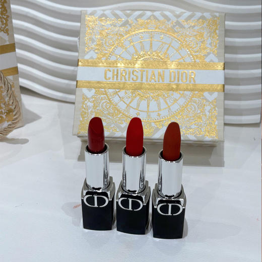【开抢138到手3支迪奥！！】迪奥口红小样套盒 商品图0