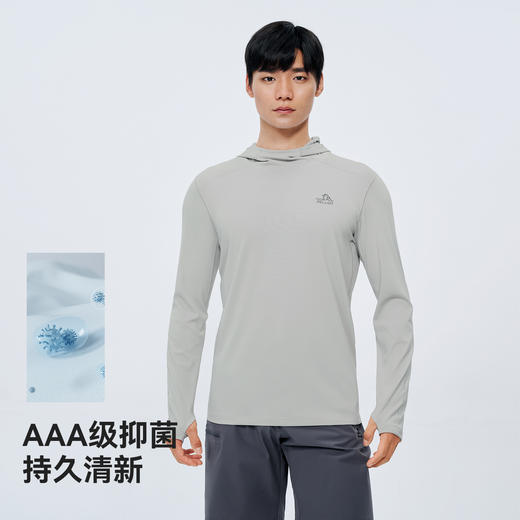 伯希和户外长袖T恤男25速干抑菌跑步健身服吸汗排湿运动休闲上衣 商品图2