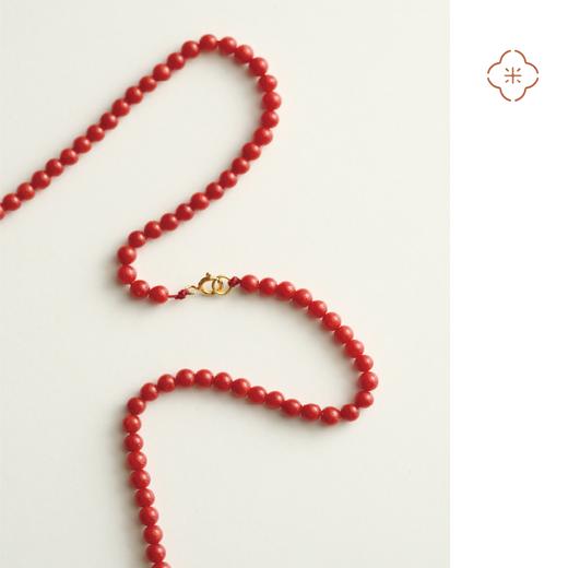 米马饰物 赤红/牛血红收藏级沙丁珠链 活气血 赤瑞恒昌 商品图3