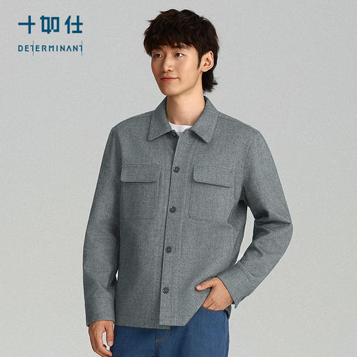 【FW26新品】秋冬纯棉梭织里绒保暖衬衫外套-CS17-02 商品图1