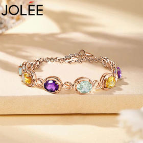【JOLEE手链】 S925银 天然水晶 宝石 轻奢饰品 七夕送女生礼物