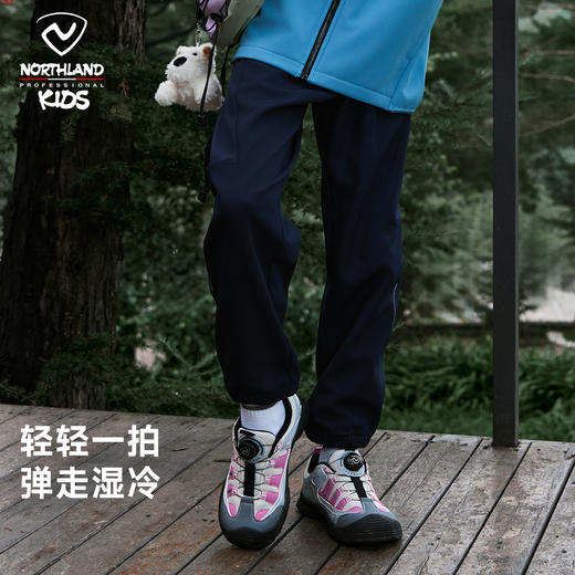 诺诗兰童装软壳裤，内里加绒，防风防水，柔韧耐拉扯，好看好穿 商品图2