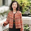西子/宋锦香云纱桑蚕丝重缎非遗【七彩宝相】两穿唐装外套/TZLL309 商品缩略图5