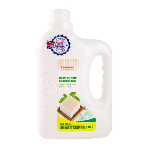 克丝漫 深层洁净去污马赛皂液洗衣液 温和清新3L/瓶 商品图0