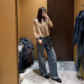 ROMI STUDIO“简约法式”柔软亲肤竹节棉圆领长袖T恤 RWCSSM2090