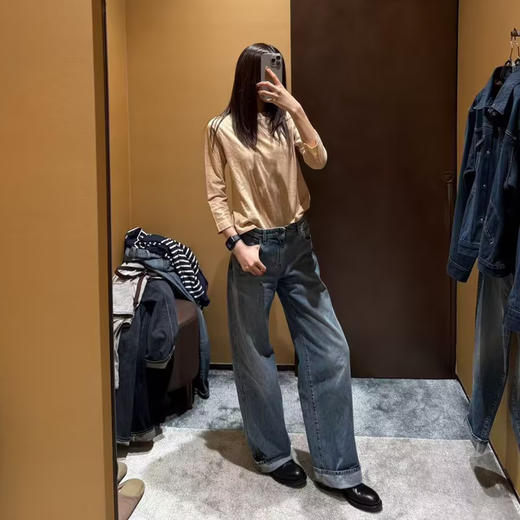 ROMI STUDIO“简约法式”柔软亲肤竹节棉圆领长袖T恤 RWCSSM2090 商品图0