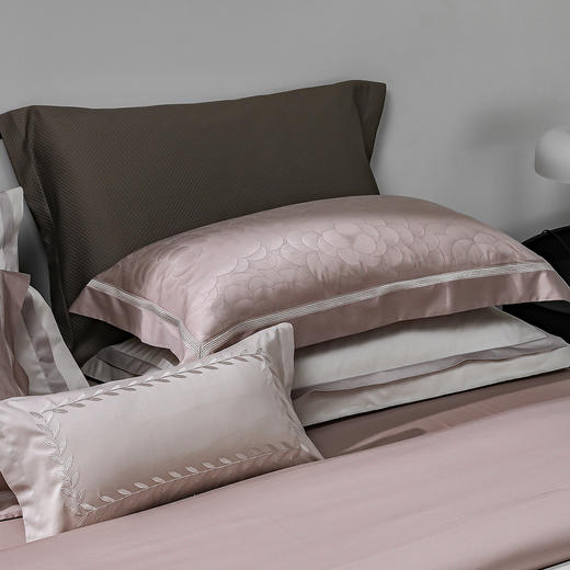 140支长绒棉染色提花四件套 韵幻太空灰 商品图4