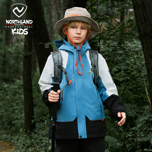 占姆士奥莱款  童装三合一外套男女童25年秋冬加绒硬壳冲锋夹克 商品图4