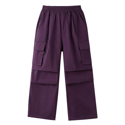 【潮酷工装裤】男女童全腰梭织单裤秋季新款安奈儿童装小程序专享EM536542 商品图8