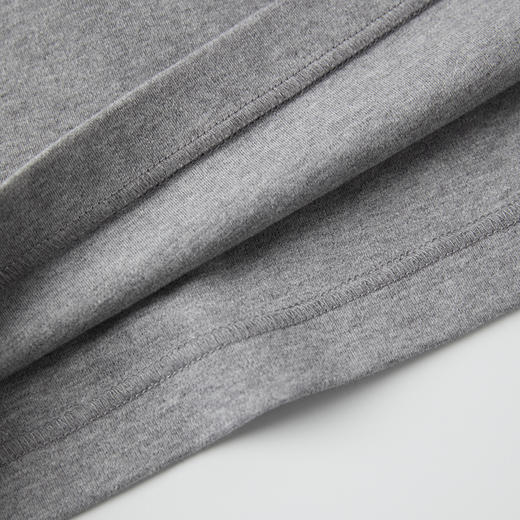 ROMI STUDIO“格雷基础”棉氨混纺轻柔修身简约短款T恤 RWCRSM2028 商品图4