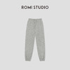 ROMI STUDIO“格雷秋意”绵羊毛混纺保暖松紧腰休闲裤RW24WXY1456 商品缩略图0