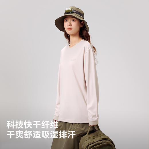 伯希和户外速干T恤Polartec powerdry男女款吸汗透气运动圆领上衣 商品图2