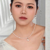 (72小时发货）COSTAR晨露项链耳环S925银白水晶珍珠清新灵动情人节女生生日礼物 商品缩略图9