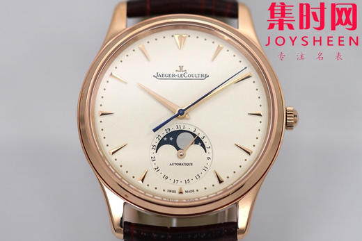 积家ZF月相大师V2版 玫金壳 男士腕表 超薄一体机 商品图1