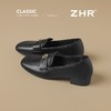 ZHR则则圆头单鞋2025秋新款法式复古脚蹬乐福鞋软底防滑百搭单鞋 商品缩略图1