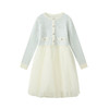 笛莎Deesha 童装女童连衣裙2025冬新款女童小香风肌理撞色网纱公主裙 商品缩略图4