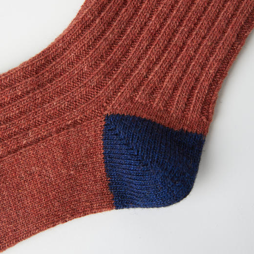 ROMI STUDIO“复古日系”羊毛混纺舒适弹力针织中筒袜RWCRP33928 商品图2