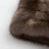 ROMI STUDIO“俄罗斯紫水貂马甲”细腻毛针连帽皮草外套RWCWW85785 商品缩略图3