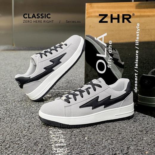 ZHR则则情侣厚底板鞋春季新款网红爆款潮流百搭高颜值舒适休闲鞋 商品图3