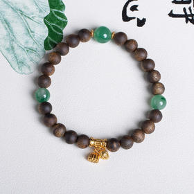 xy0552沉香+非洲翠三生万物手串