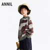 【炫酷迷彩毛衣】男童圆领长袖针织衫冬季新款安奈儿童装EB544549 商品缩略图2