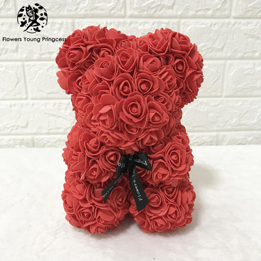 【情人节限定💝】25cm玫瑰熊节日礼物  pe玫瑰花熊  抱抱熊 浪漫玫瑰熊🐻，永不凋谢的爱❤️，送TA一份惊喜吧！ 商品图4