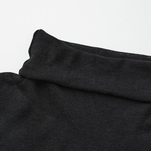 ROMI STUDIO"法式优雅"桑蚕丝亚麻混纺高领中袖毛衫RWCRSZ3524 商品图2