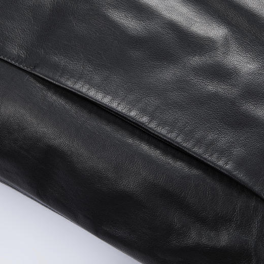 【100%山羊皮】圣得西男士商务工装皮夹克2025秋季时尚翻领皮衣 商品图12