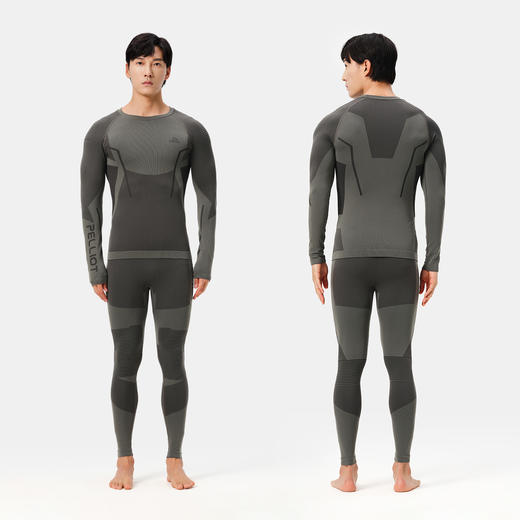 伯希和户外骑行内衣男款滑雪排汗快干秋衣套装加厚自行车运动打底 商品图4