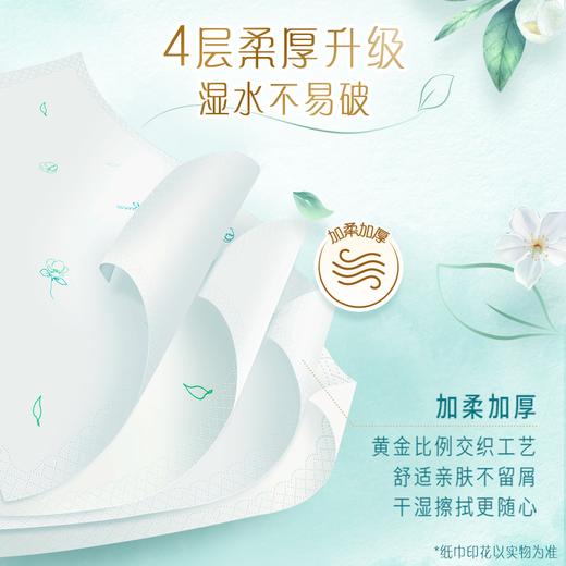 【官方自营】清风丝柔系列4层7张18包纸手帕白茶香印花 商品图3