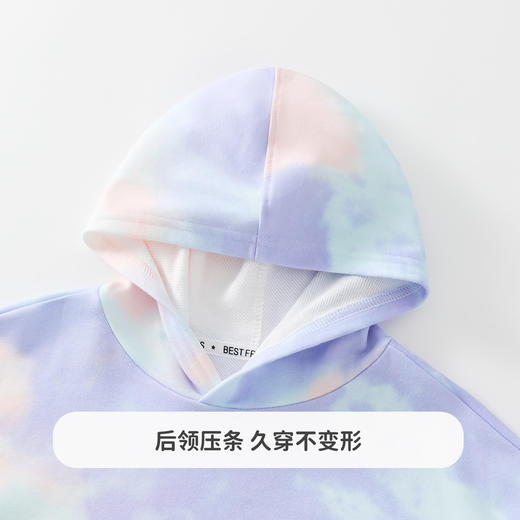【90-160】男女童春秋款连帽扎染卫衣 商品图3