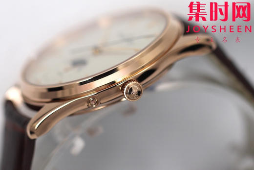 积家ZF月相大师V2版 玫金壳 男士腕表 超薄一体机 商品图4